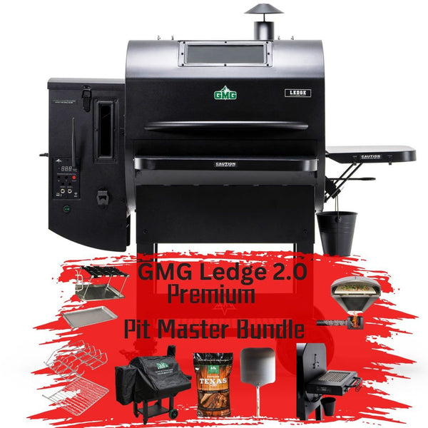 GMG Ledge Prime 2.0 Premium Pit Master Bundle - Smoked Bbq Co