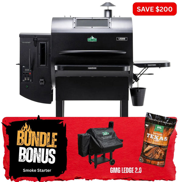 GMG Ledge Prime 2.0 Smoke Starter Bundle - Smoked Bbq Co
