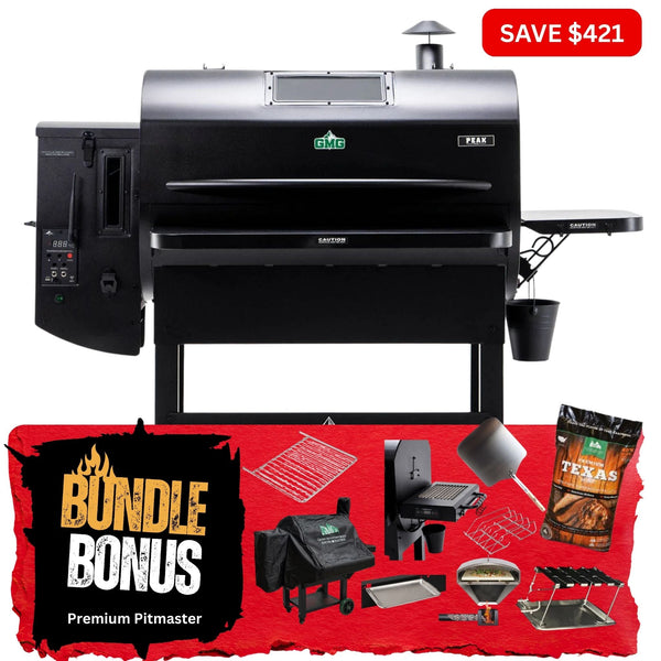 GMG Peak Prime 2.0 Premium Pit Master Bundle - Smoked Bbq Co