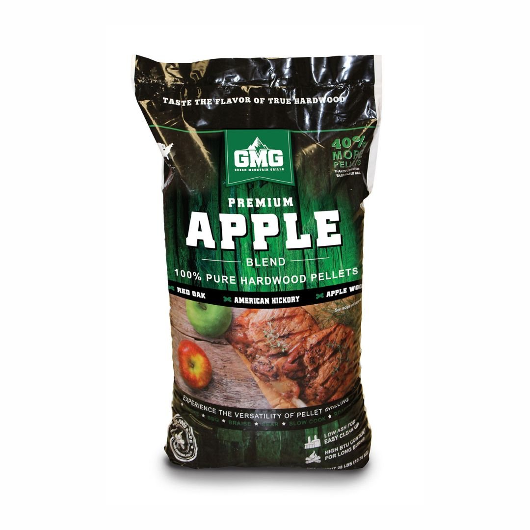 GMG Premium Hardwood Pellets - Apple Blend 12.7kg - Smoked Bbq Co