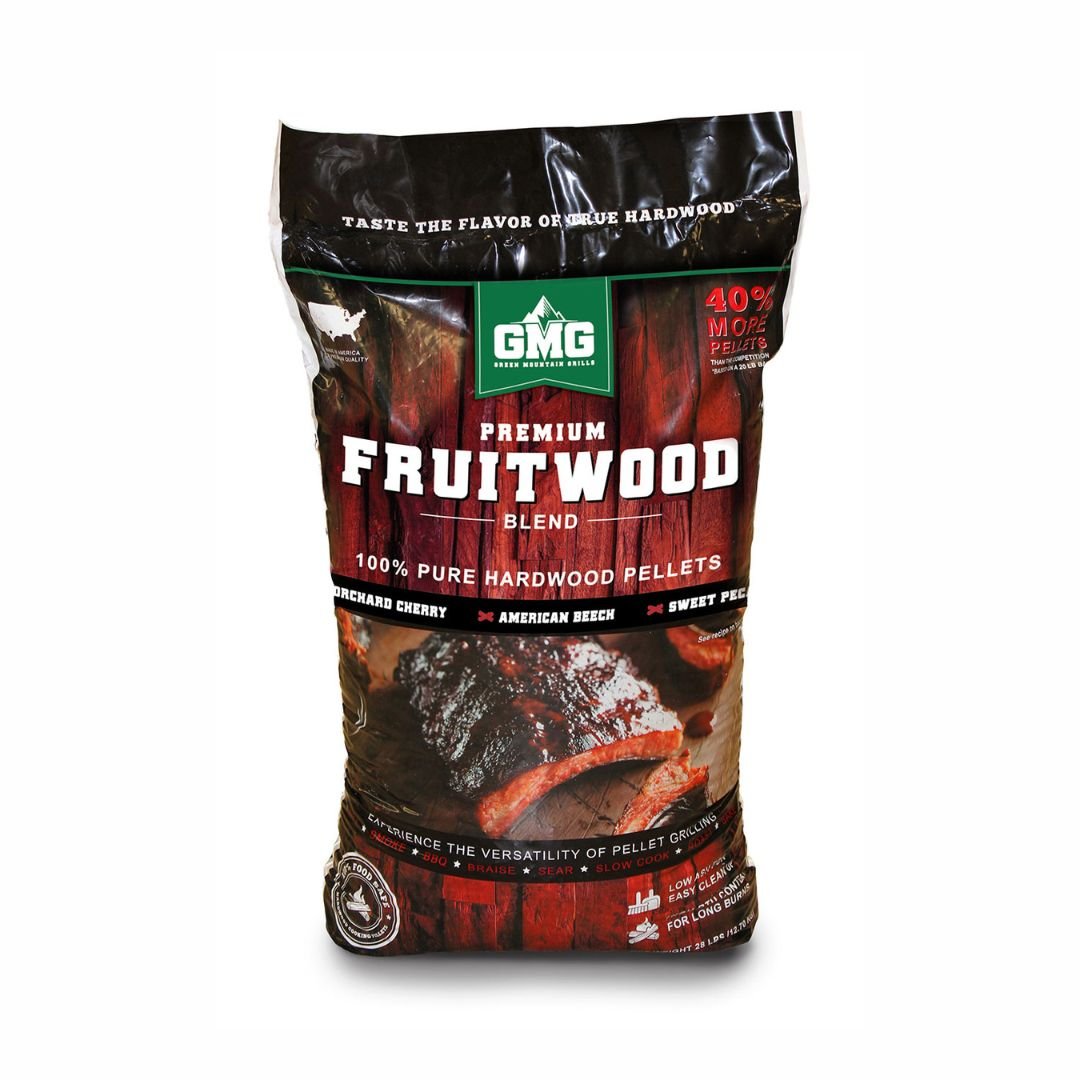 GMG Premium Hardwood Pellets - Fruitwood Blend 12.7kg - Smoked Bbq Co