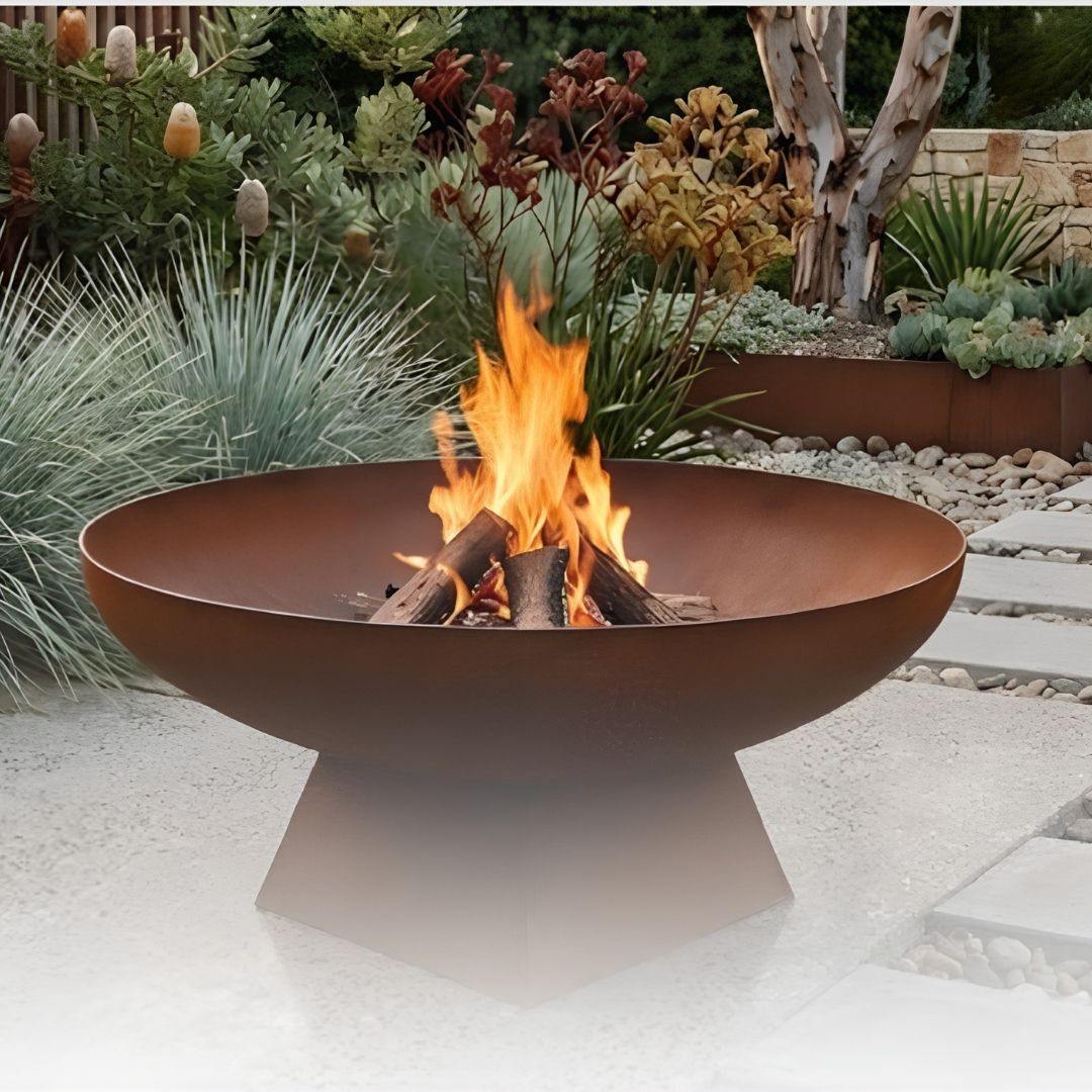 Hark Arlo 100 Corten Steel Fire Pit - Smoked BBQ Co.