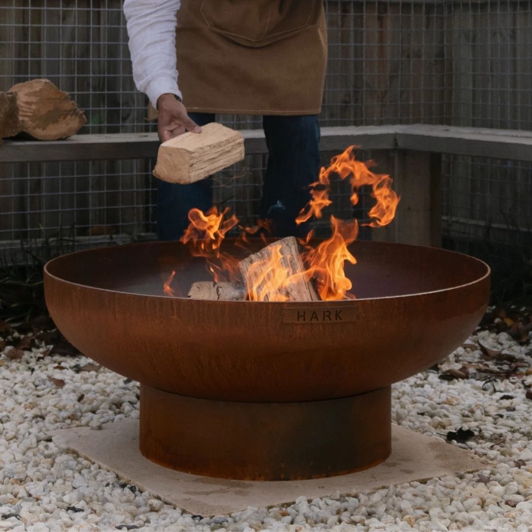Hark Luca 80 Corten Steel Fire Pit - Smoked BBQ Co.