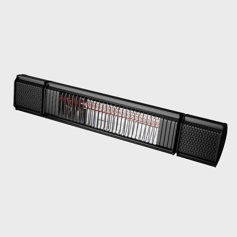 Heat and Beat Infrared Heater with Bluetooth Speakers - Smoked BBQ Co.
