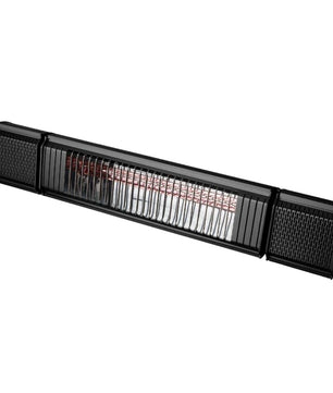 Heat and Beat Infrared Heater with Bluetooth Speakers - Smoked BBQ Co.