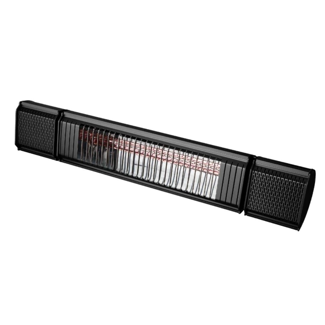 Heat and Beat Infrared Heater with Bluetooth Speakers - Smoked BBQ Co.