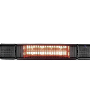 Heat and Beat Infrared Heater with Bluetooth Speakers - Smoked BBQ Co.