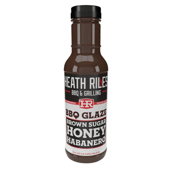 Heath Riles 'Brown Sugar Honey Habanero' BBQ Glaze 12oz - Smoked Bbq Co