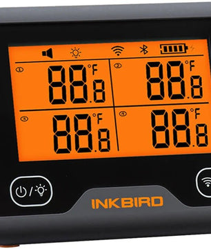 Inkbird Wireless Grill Thermometer WiFi & Bluetooth - IBBQ - 4BW - Smoked BBQ Co.