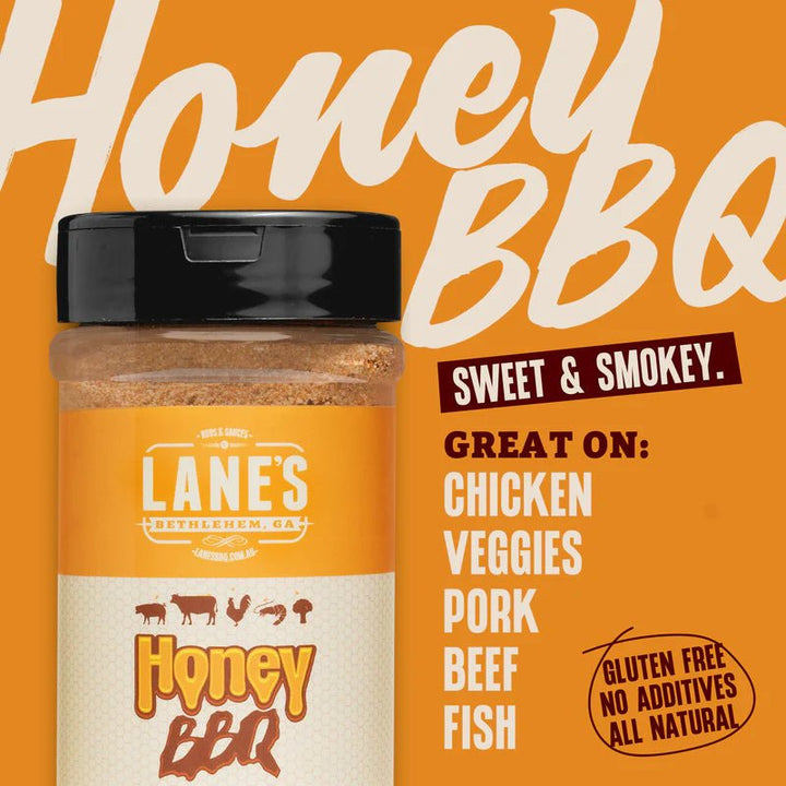 Lane's BBQ 'Honey BBQ' Rub 340g - Smoked Bbq Co