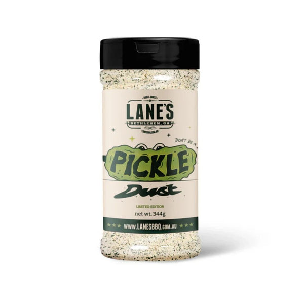 Lane's BBQ 'Pickle Dust Seasoning' Rub 344g - Smoked Bbq Co