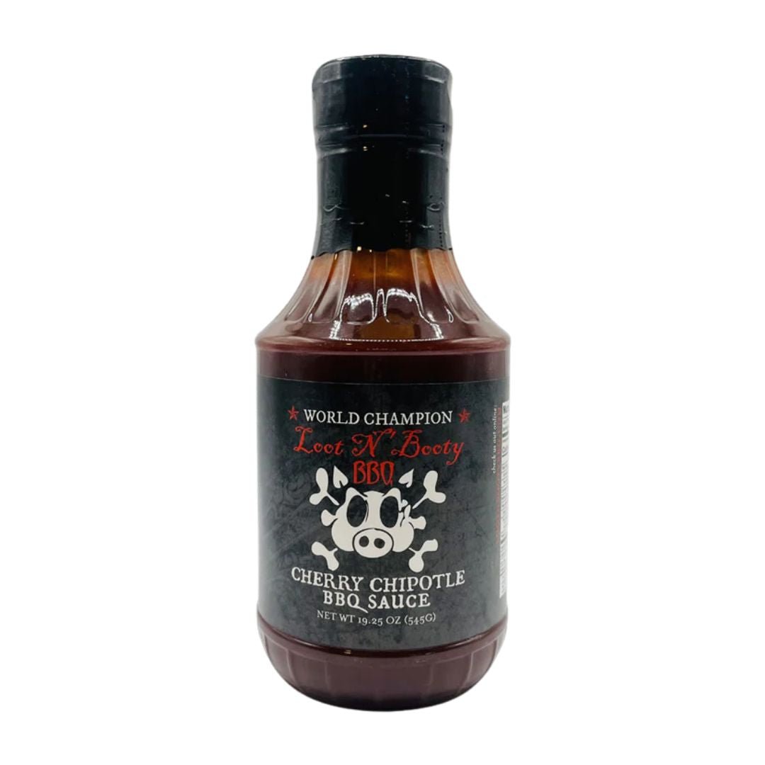 Loot N' Booty 'Cherry Chipotle' BBQ Sauce 545g - Smoked Bbq Co