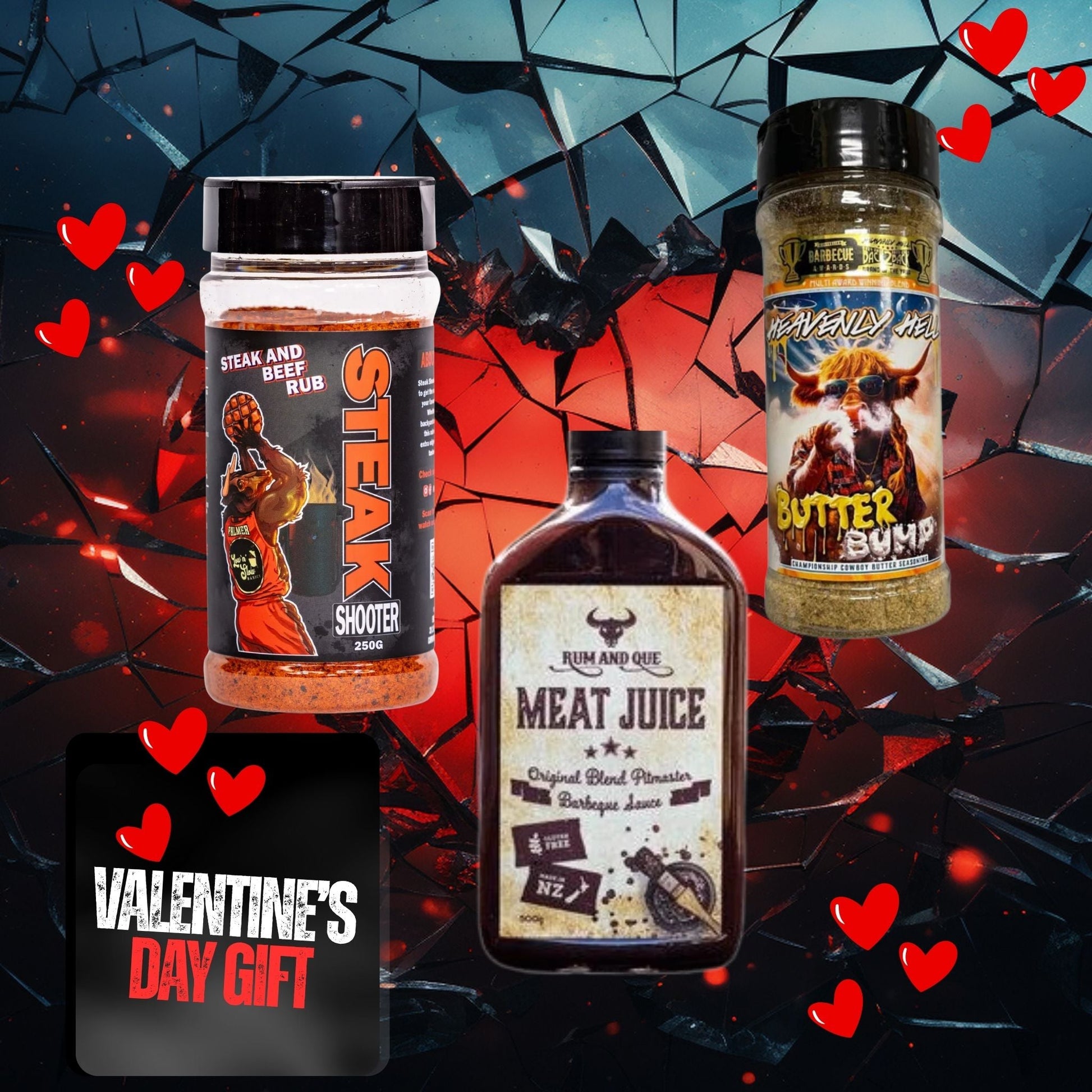 Meat My Valentine BBQ Gift Pack - Smoked Bbq Co