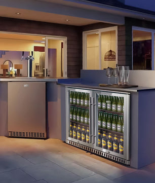 Napoleon ‘Alfresco Outdoor Fridge’ Double Door - Smoked Bbq Co