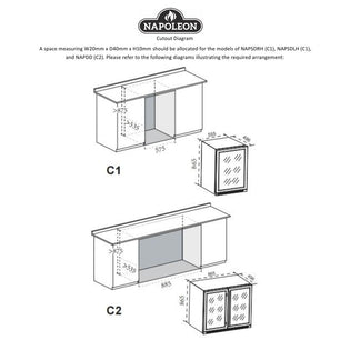 Napoleon ‘Alfresco Outdoor Fridge’ Opens Right - Smoked Bbq Co