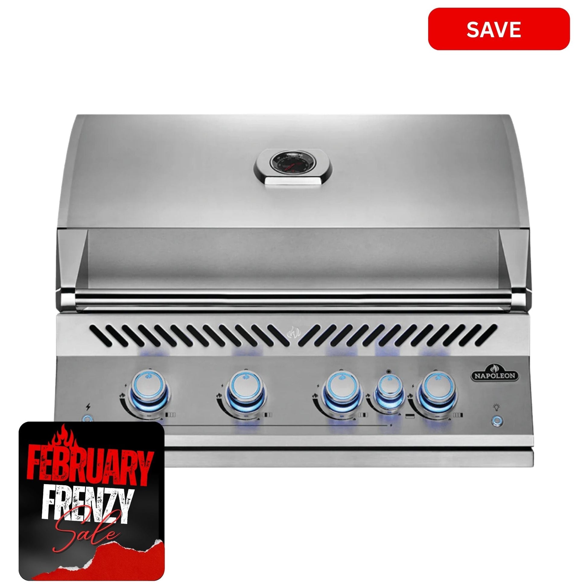 Napoleon Built in 700 Series 32" with Infrared Rear Burner - Smoked Bbq Co