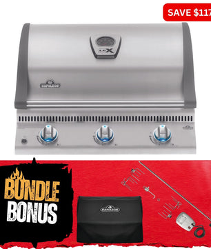 Napoleon Built - In LEX 485 Stainless Steel RBI - Smoked BBQ Co.