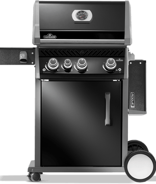 Napoleon Rogue Pro 425 Black 3 Burner BBQ with Infrared Sideburner - Smoked Bbq Co