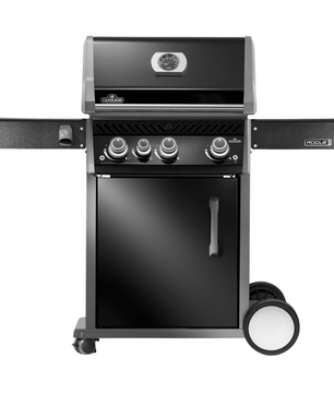 Napoleon Rogue Pro 425 Black 3 Burner BBQ with Infrared Sideburner - Smoked Bbq Co