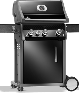 Napoleon Rogue Pro 425 Black 3 Burner BBQ with Infrared Sideburner - Smoked Bbq Co