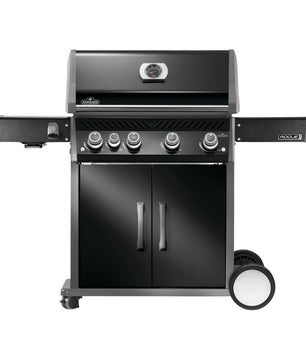 Napoleon Rogue Pro 525 Black 4 Burner BBQ with Infrared Sideburner - Smoked Bbq Co