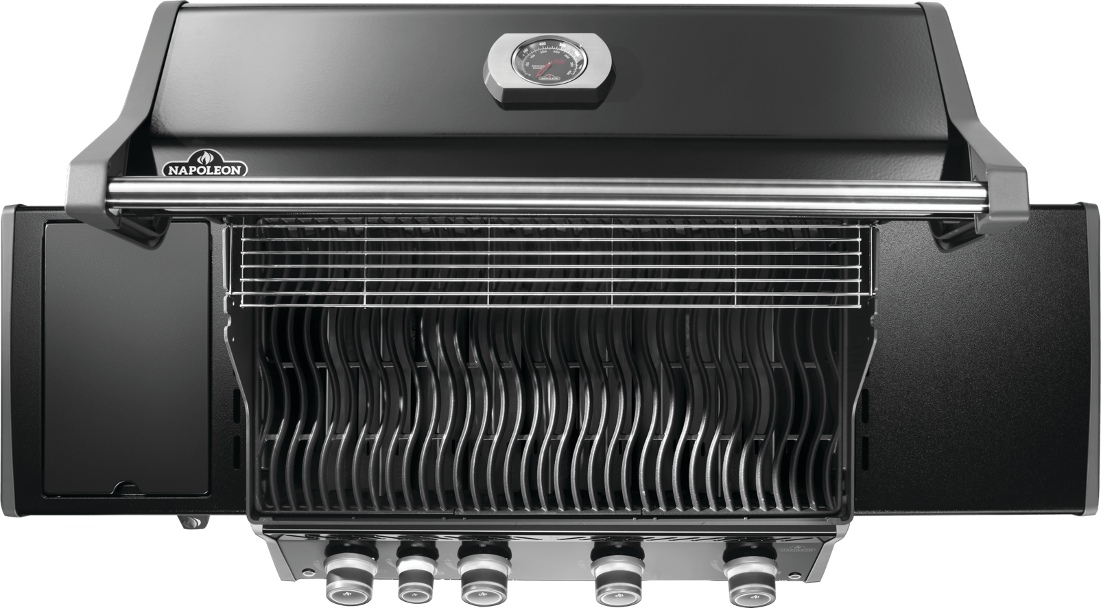Napoleon Rogue Pro 525 Black 4 Burner BBQ with Infrared Sideburner - Smoked Bbq Co
