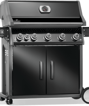 Napoleon Rogue Pro 625 Black 5 Burner BBQ with Infrared Sideburner - Smoked Bbq Co