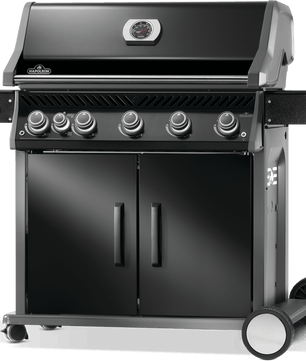 Napoleon Rogue Pro 625 Black 5 Burner BBQ with Infrared Sideburner - Smoked Bbq Co