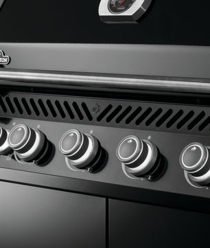 Napoleon Rogue Pro 625 Black 5 Burner BBQ with Infrared Sideburner - Smoked Bbq Co
