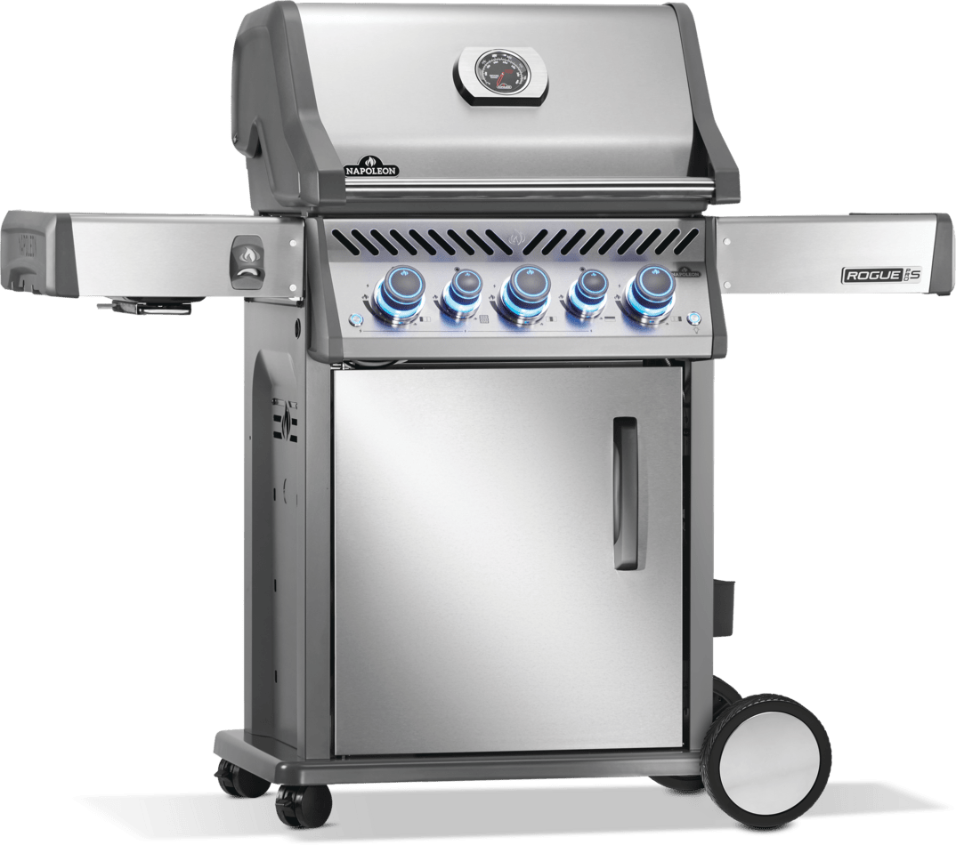 Napoleon Rogue Pro - S 525 SS 4 Burner BBQ with Infrared Sideburner - Smoked Bbq Co