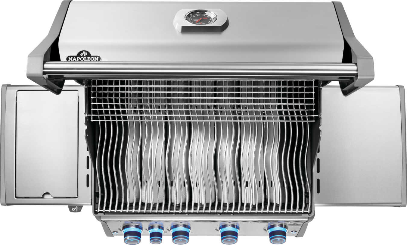 Napoleon Rogue Pro - S 525 SS 4 Burner BBQ with Infrared Sideburner - Smoked Bbq Co