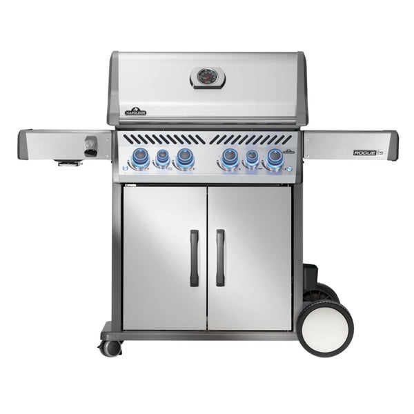 Napoleon Rogue Pro - S 525 SS 4 Burner BBQ with Infrared Sideburner - Smoked Bbq Co