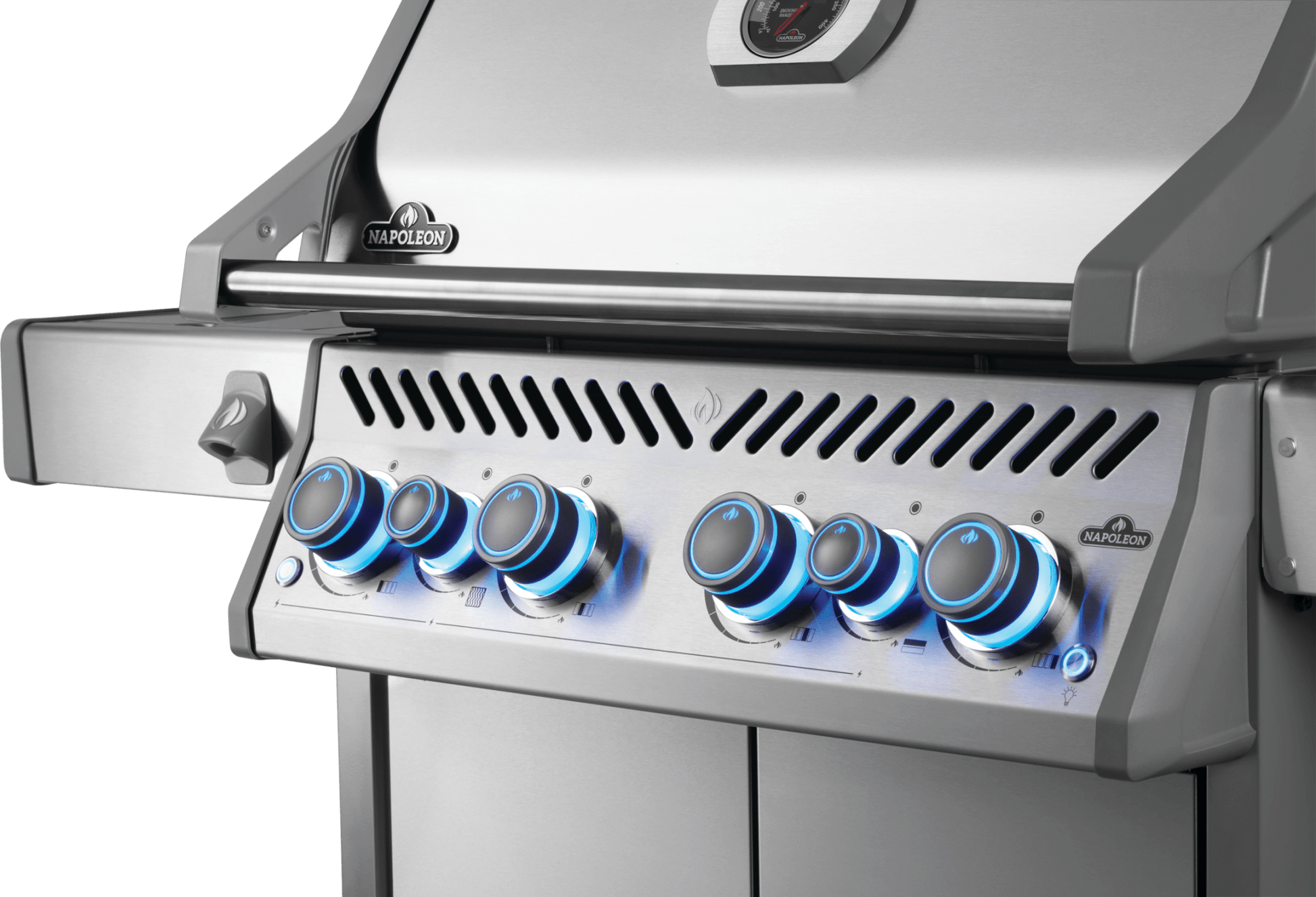 Napoleon Rogue Pro - S 525 SS 4 Burner BBQ with Infrared Sideburner - Smoked Bbq Co