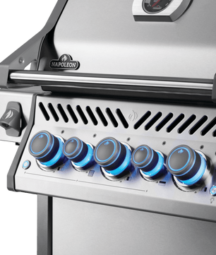Napoleon Rogue Pro - S 525 SS 4 Burner BBQ with Infrared Sideburner - Smoked Bbq Co