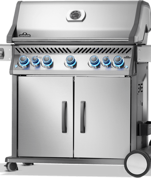 Napoleon Rogue Pro - S 625 SS 5 Burner BBQ with Infrared Sideburner - Smoked Bbq Co