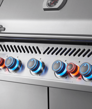 Napoleon Rogue Pro - S 625 SS 5 Burner BBQ with Infrared Sideburner - Smoked Bbq Co
