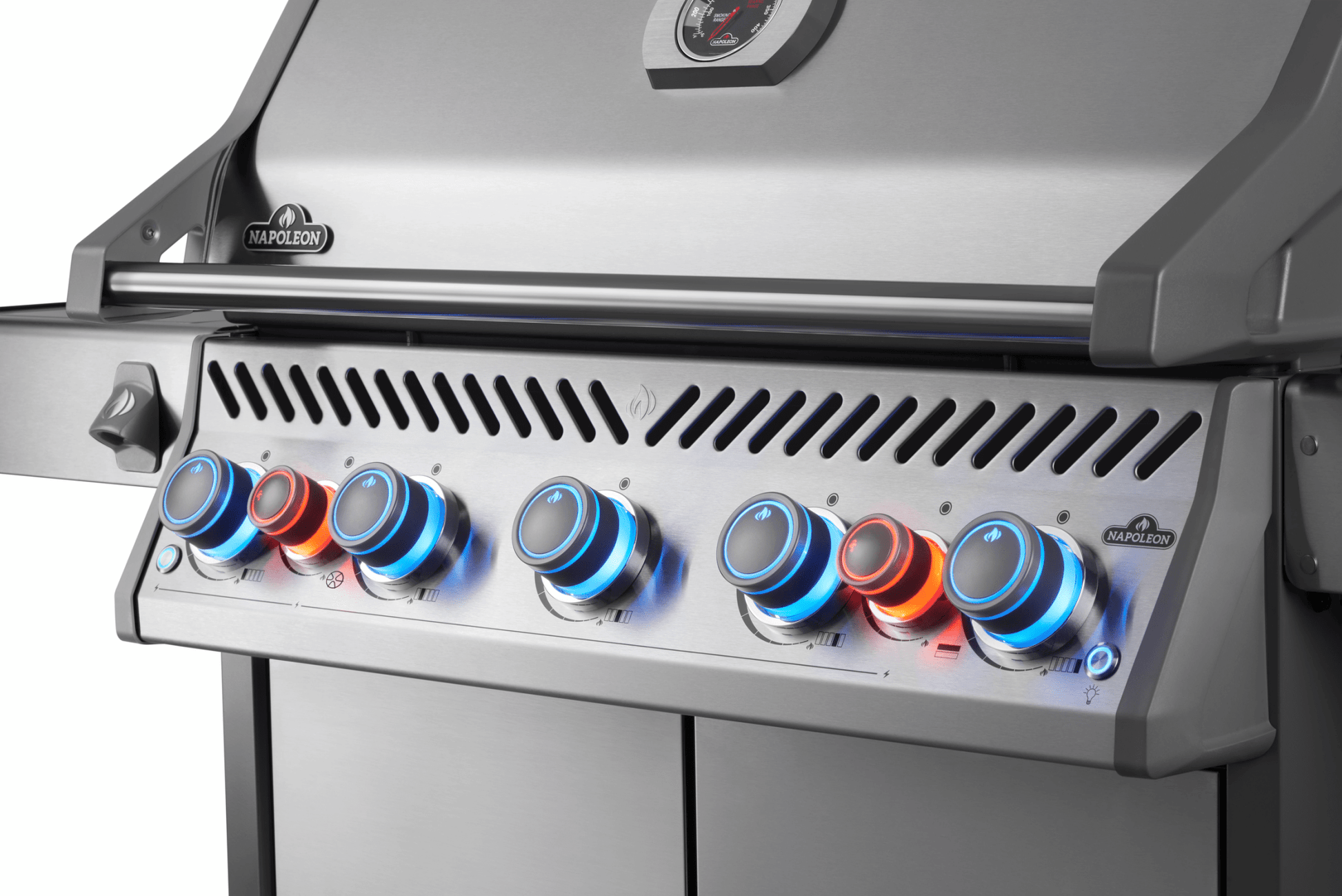 Napoleon Rogue Pro - S 625 SS 5 Burner BBQ with Infrared Sideburner - Smoked Bbq Co
