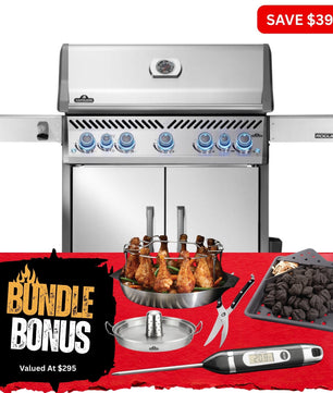 Napoleon Rogue Pro - S 625 SS 5 Burner BBQ with Infrared Sideburner - Smoked Bbq Co
