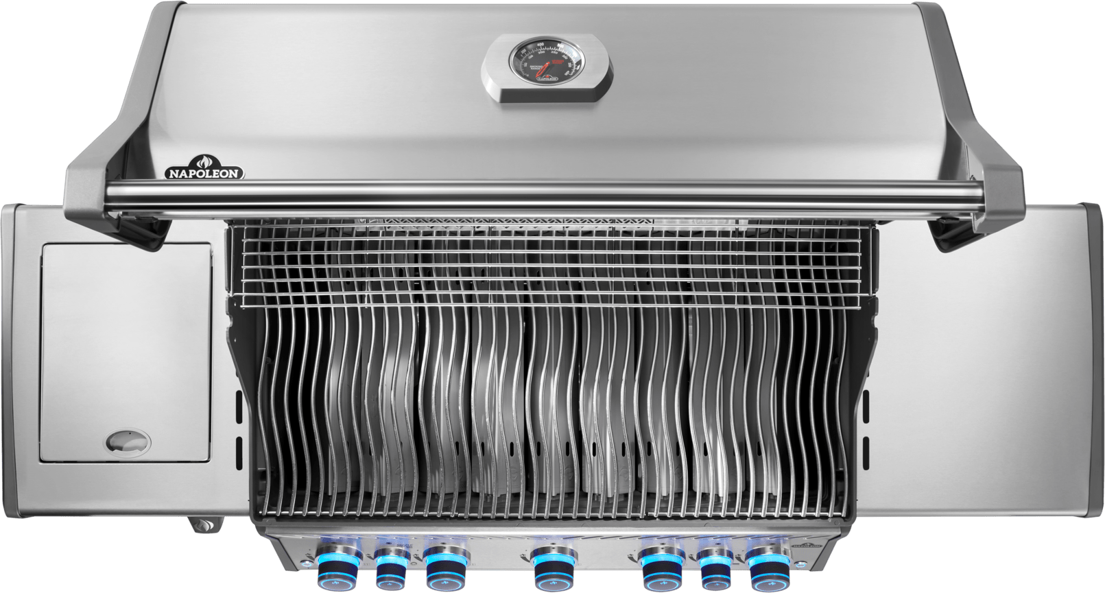 Napoleon Rogue Pro - S 625 SS 5 Burner BBQ with Infrared Sideburner - Smoked Bbq Co