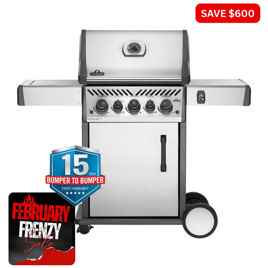 Napoleon Rogue Series 425 RSE With Infrared Rear & Side Burner - Smoked Bbq Co
