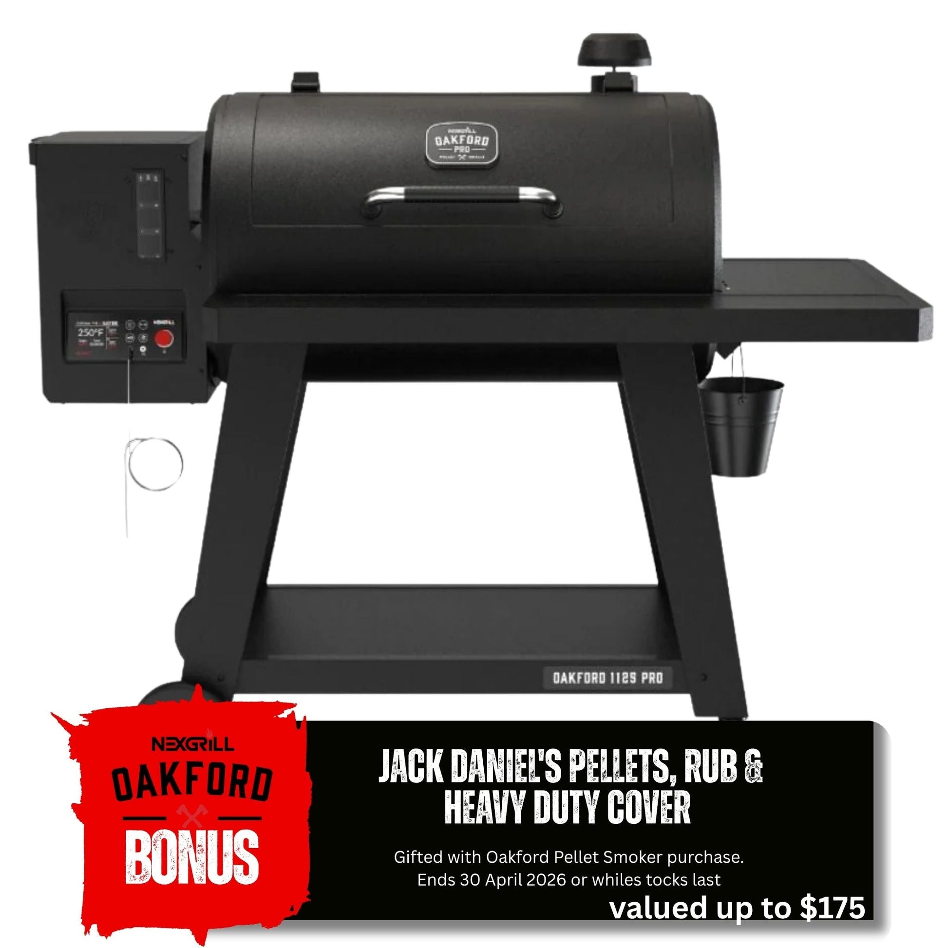 Nexgrill Oakford 1125 Pellet Smoker - Smoked Bbq Co