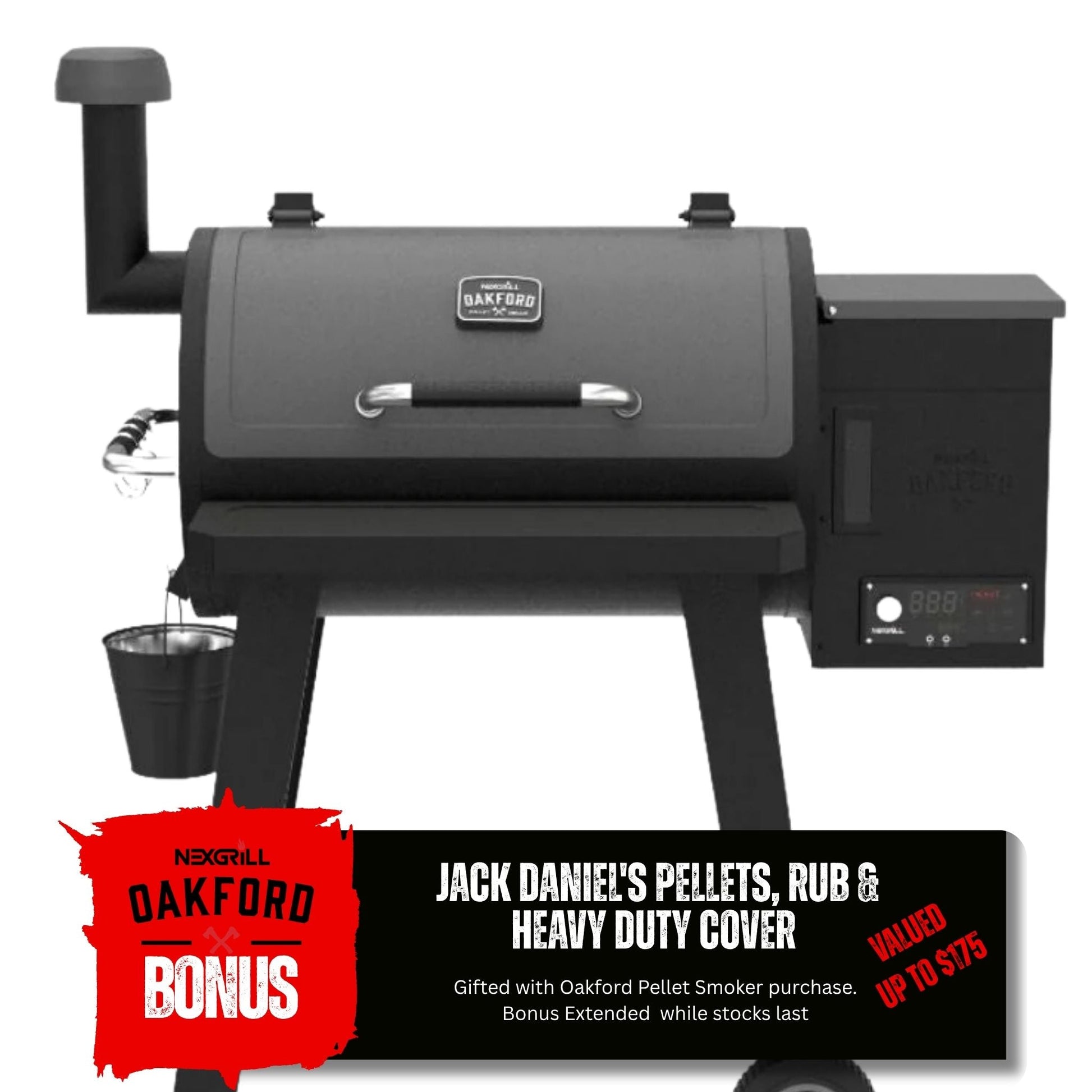 Nexgrill Oakford 715 Pellet Smoker with bonus