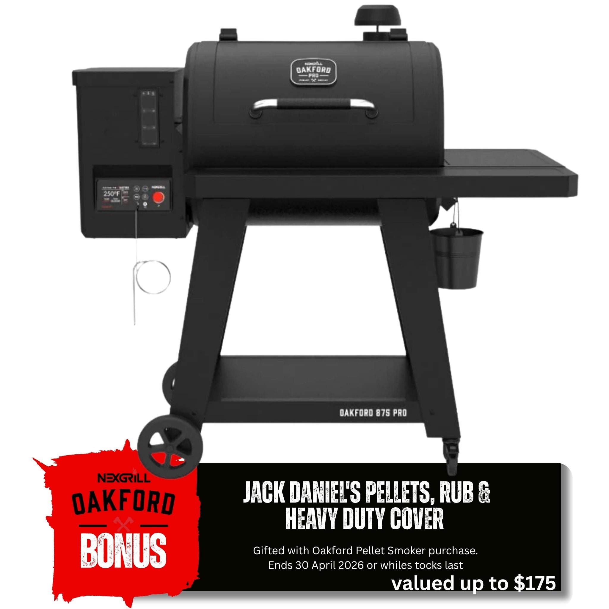 Nexgrill Oakford 875 Pellet Smoker - Smoked Bbq Co