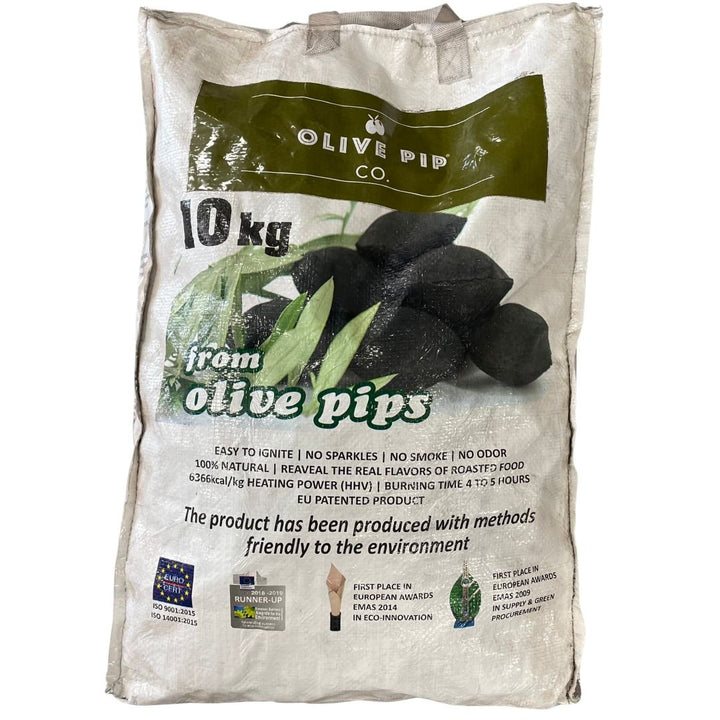 Olive Pip Co. Briquettes 10kg - Smoked Bbq Co