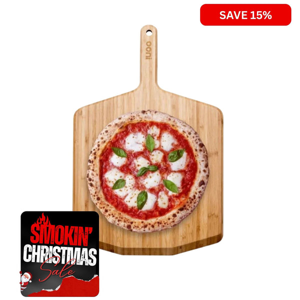Ooni 14" Bamboo Pizza Peel & Serving Board - Smoked Bbq Co