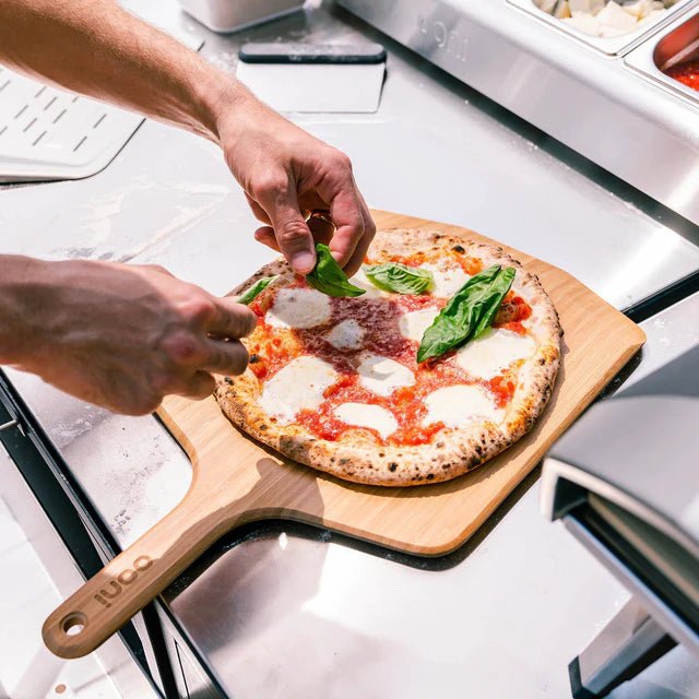 Ooni 14" Bamboo Pizza Peel & Serving Board - Smoked Bbq Co