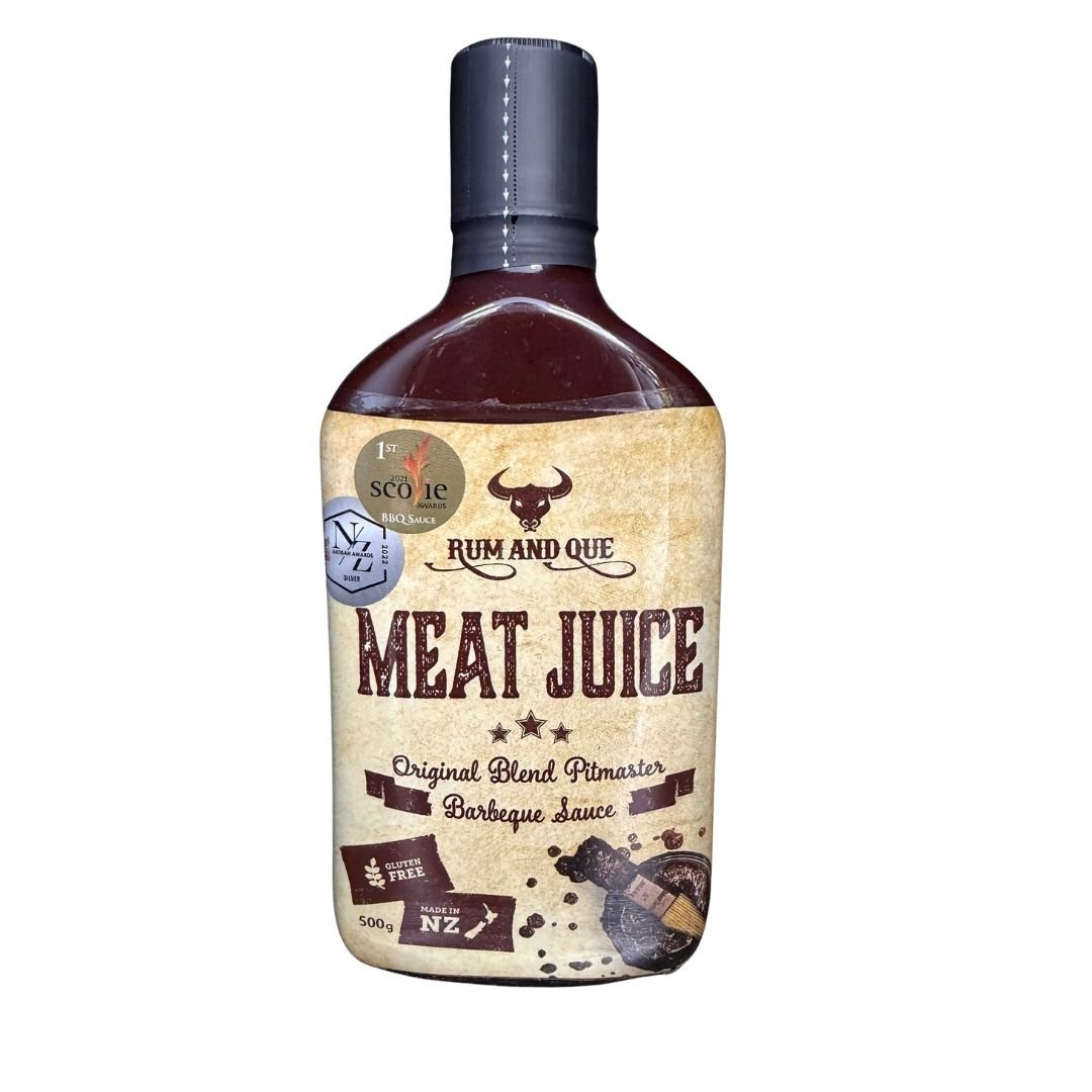 Rum And Que 'Meat Juice' BBQ Sauce 500g - Smoked BBQ Co.