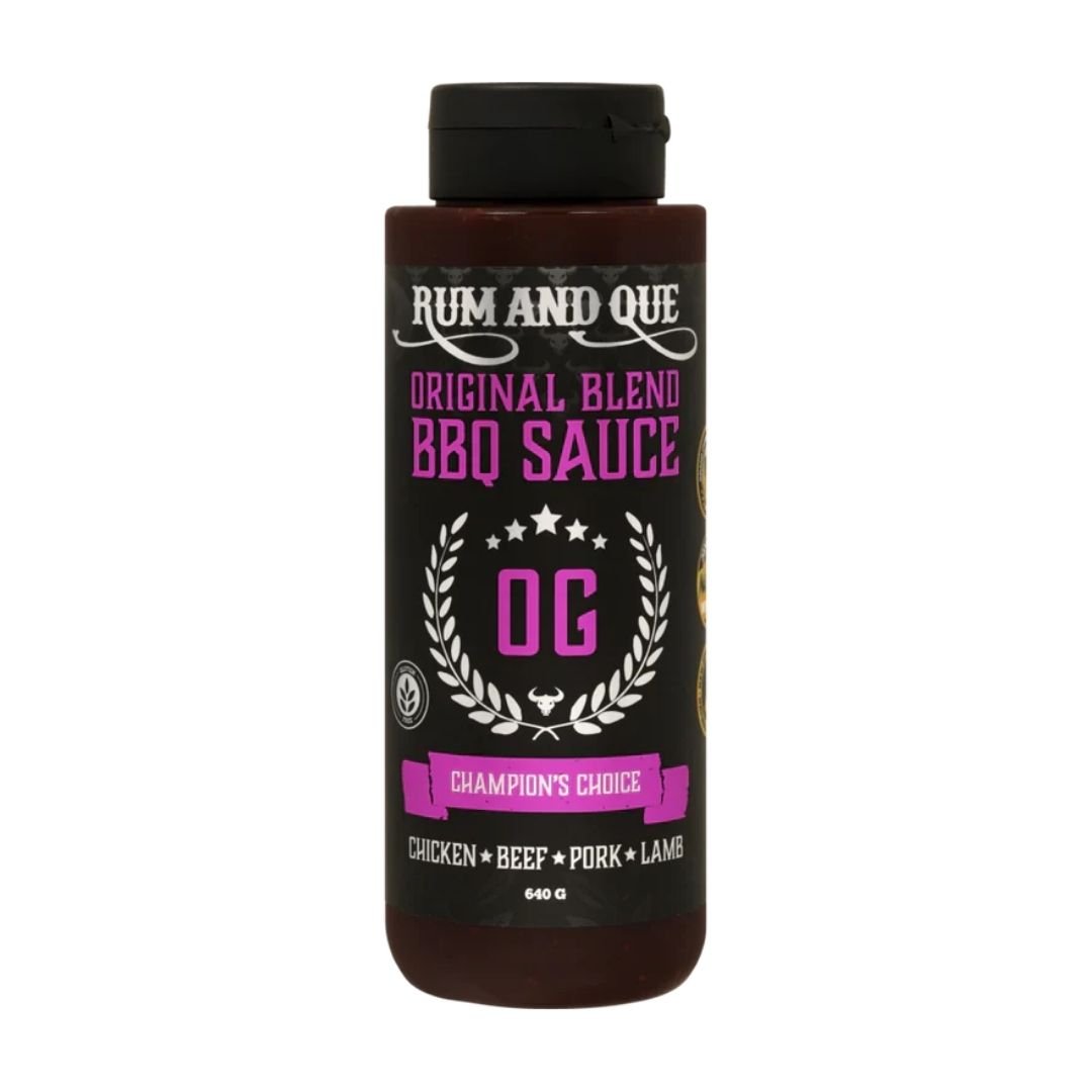 Rum And Que 'OG' Sauce 640g - Smoked Bbq Co