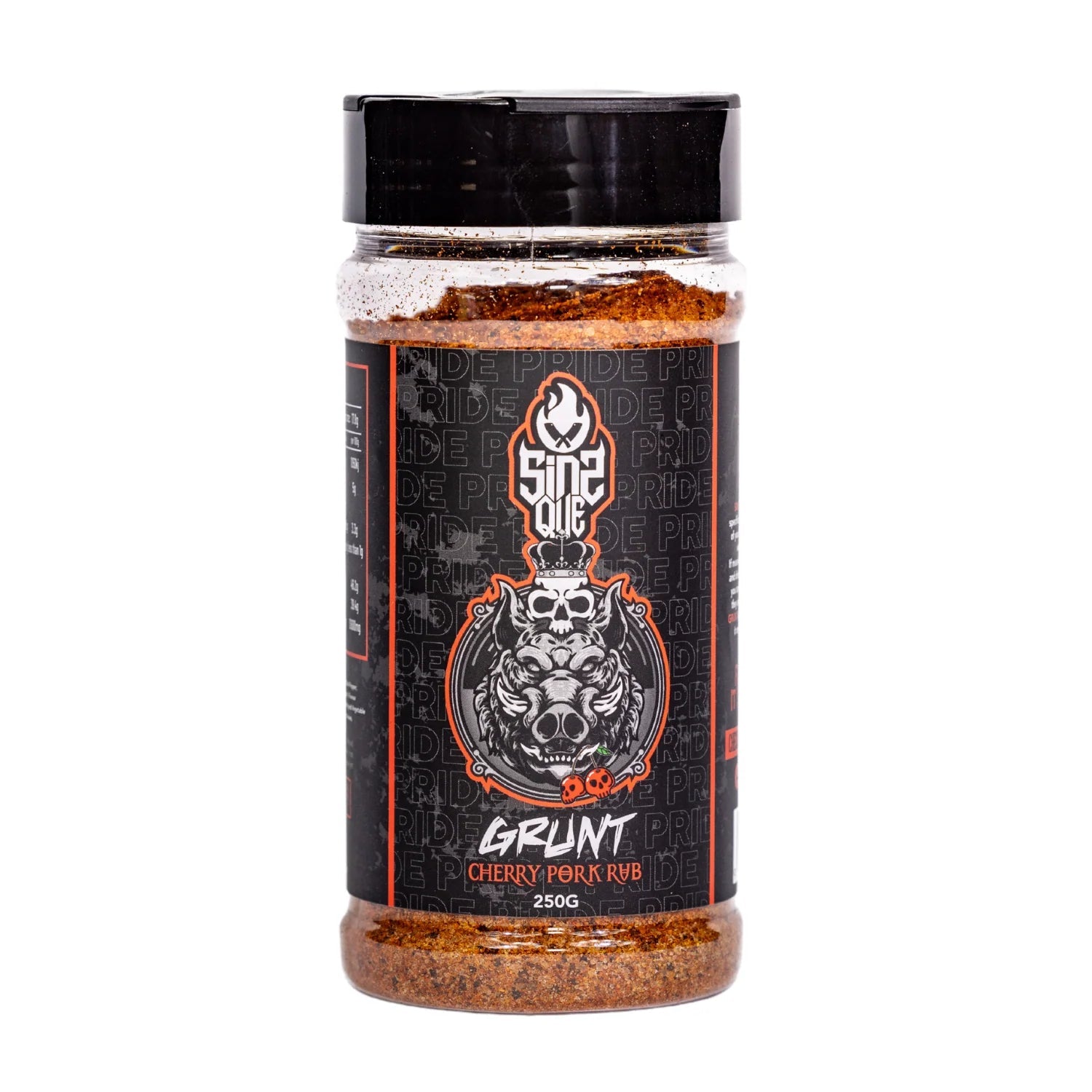 Sins Que 'Grunt' Cherry Pork Rub 250g - Smoked BBQ Co.