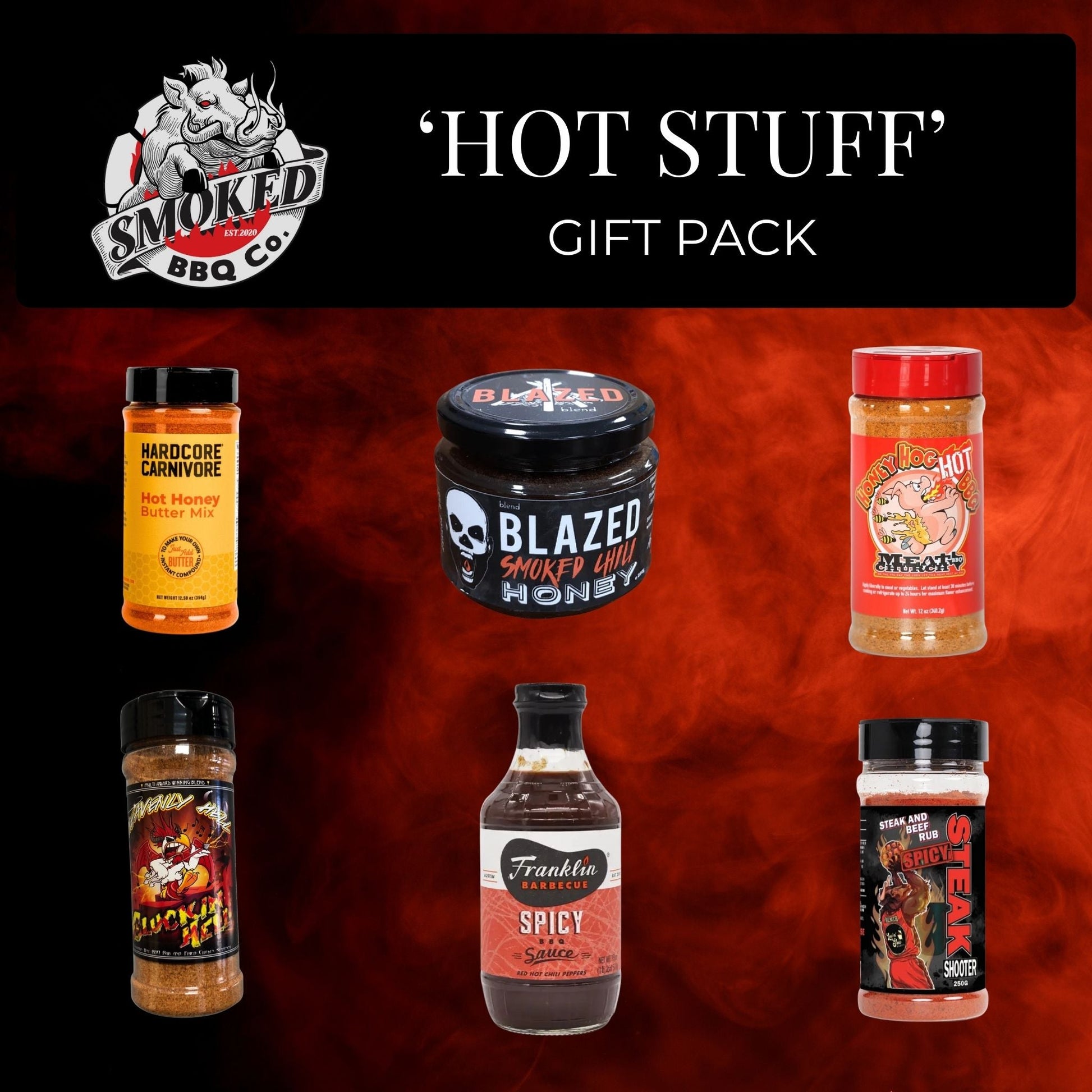 Smoked 'Hot Stuff' Gift Pack - Smoked Bbq Co